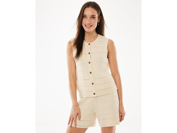 Mexx Ženski prsluk Crochet top MF006605361W-131308