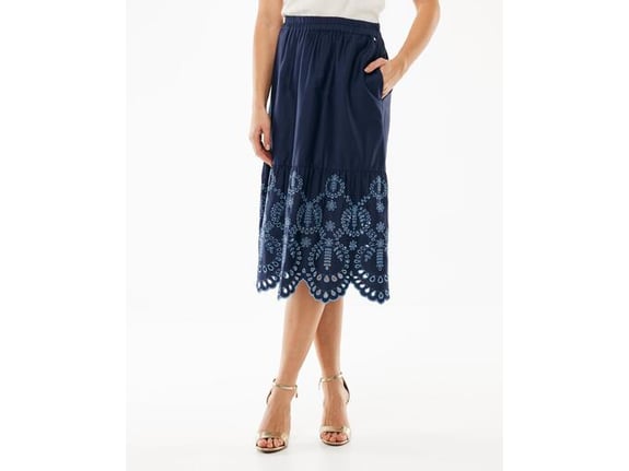 Mexx Ženska suknja Poplin embroidery skirt MF007401461W-193920