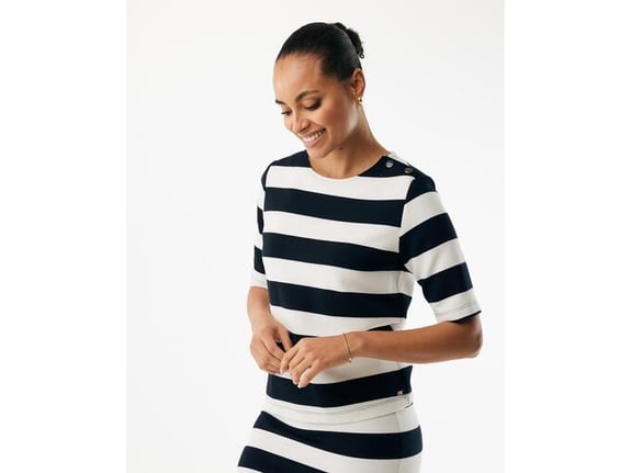 Mexx Ženska majica kratak rukav Striped ottoman top MF007700861W-193920
