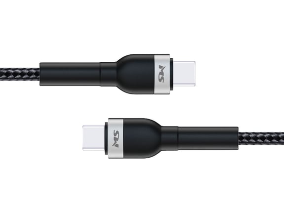 MS Kabl USB-C -> USB-C, 1m, crni