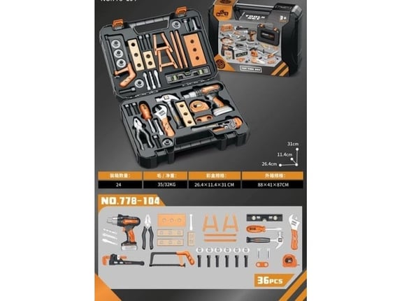 Merx Alat set 36 pcs MS06072