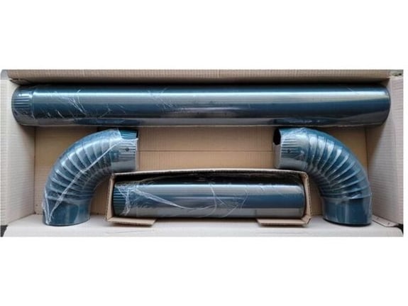 Magnum Dimovodni set emajlirani (cev1m/cev 0,5m/koleno 2kom) fi. 120mm