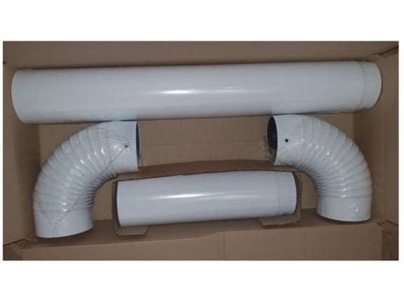 Magnum Dimovodni set emajlirani (cev1m/cev 0,5m/koleno 2kom) fi. 150mm