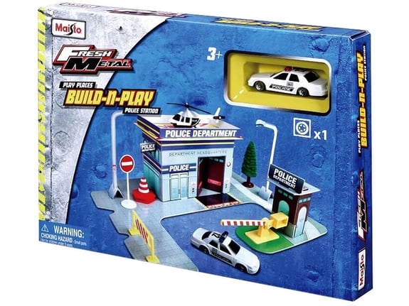 Maisto Policijska stanica Build-n-Play 12513