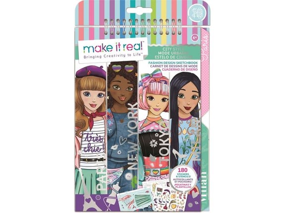 Make it Real Modna bojanka za crtanje city style