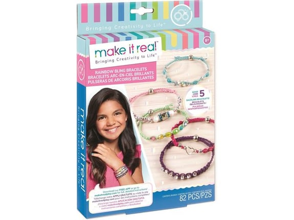 Make it Real Narukvice rainbow bling