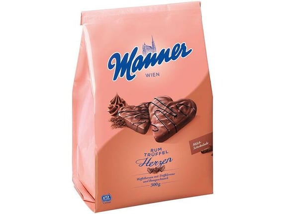 Manner Kakao krem rum Srce 300gr