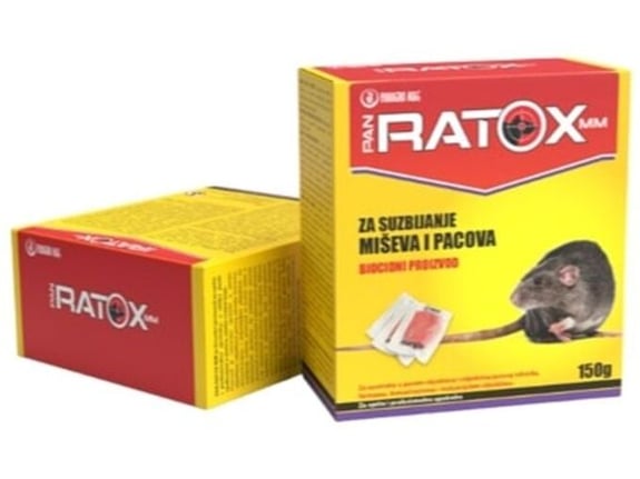 Meki mamac za suzbijanje miševa i pacova Pan ratox MM 150g
