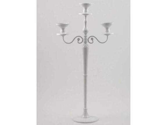 Metalni svećnjak za 3 sveće H90cm