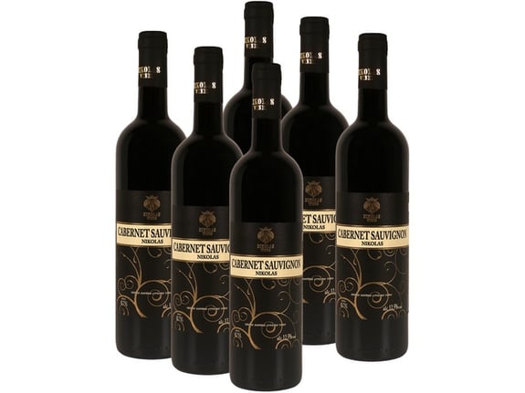 Nikolas Wines Cabernet Saugvinon 0.75l x 6kom