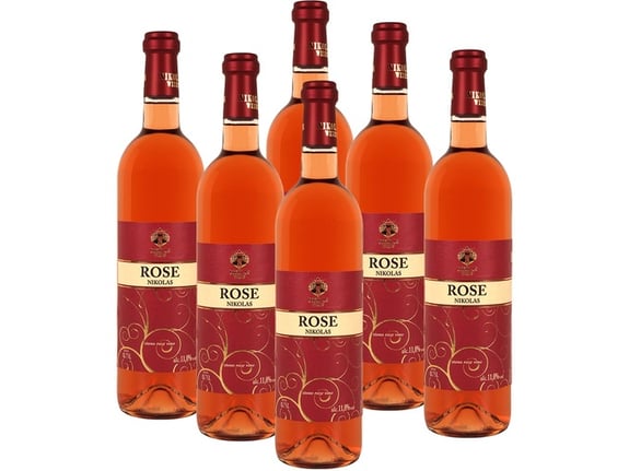 Nikolas Wines Rose 0.75l x 6kom
