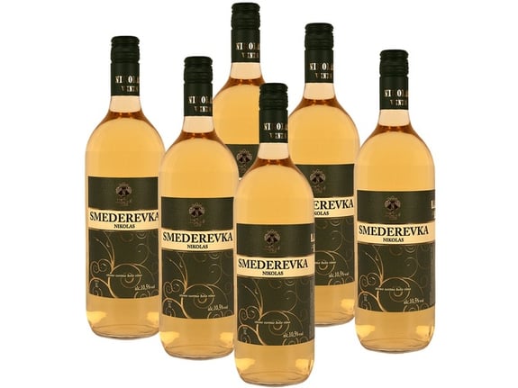 Nikolas Wines Vino Smederevka staklo x 6kom
