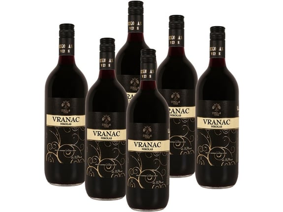 Nikolas Wines Vino Vranac staklo x 6kom