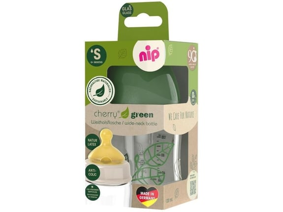 Nip Green Staklena flašica 120ml 0M+ S Protok