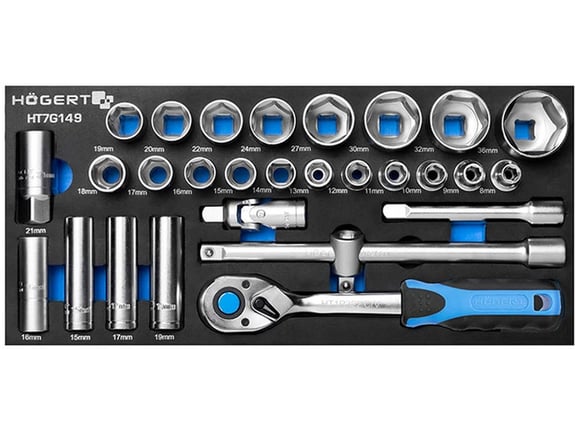 Hogert Organizator EVA set s račnom 27 komada