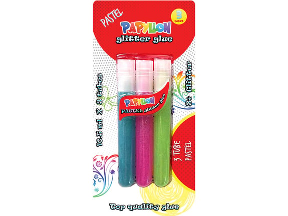Pangraf Glitter pastel u tubama 3 tube