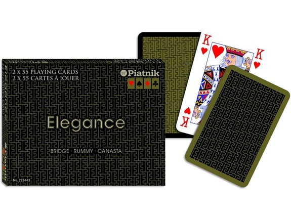 Piatnik Karte dupli špil Elegance