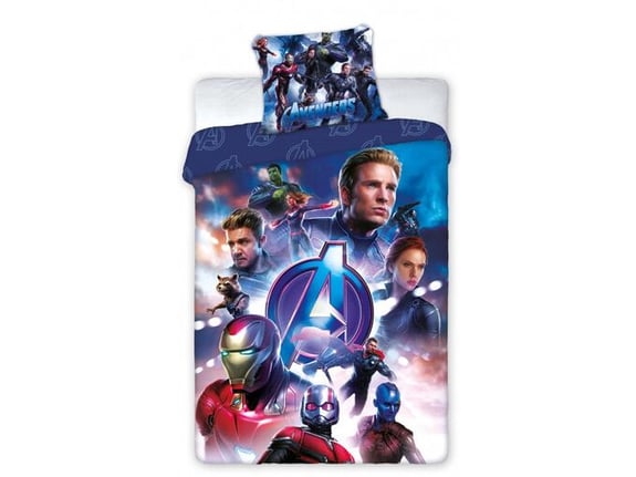 Posteljina za decu Avengers Heroes 160x200+70x80cm