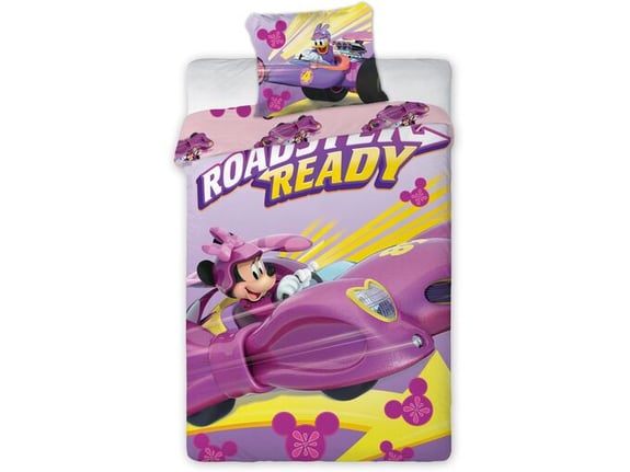 Posteljina za decu Minnie Mouse Roadster 160x200+70x80cm