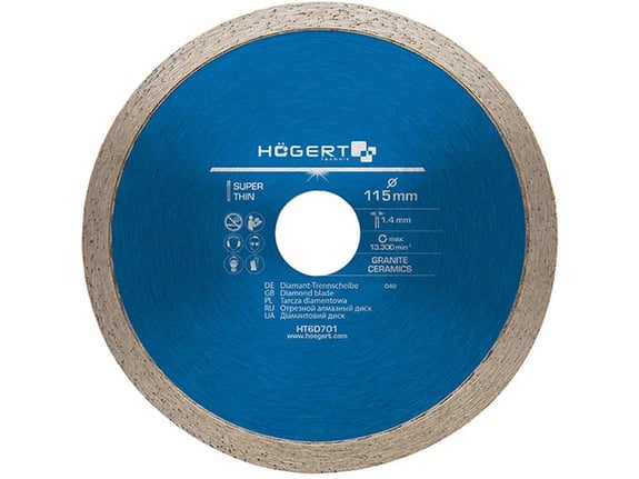 Hogert Dijamantska rezna ploča 115mm