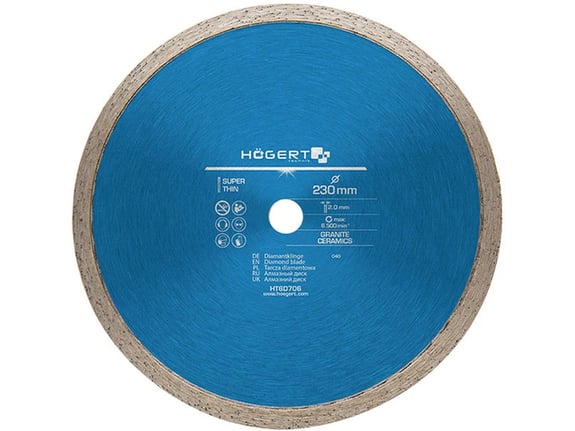 Hogert Dijamantska rezna ploča 230mm