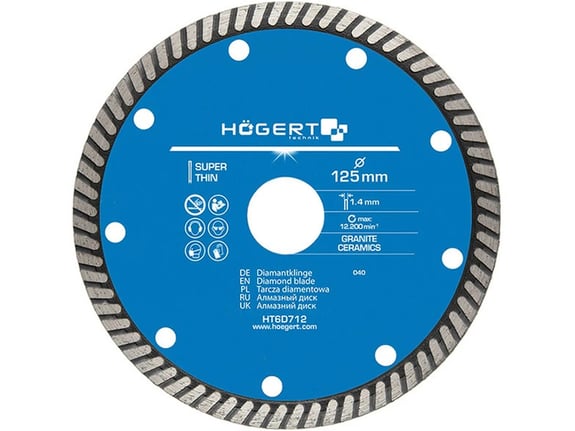 Hogert Dijamantska rezna ploča 230mm super tanak