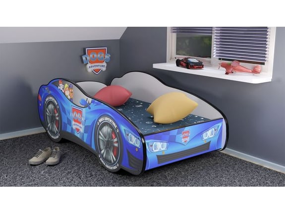 Racing Car Dečiji krevet Dog Adventure 160x80cm