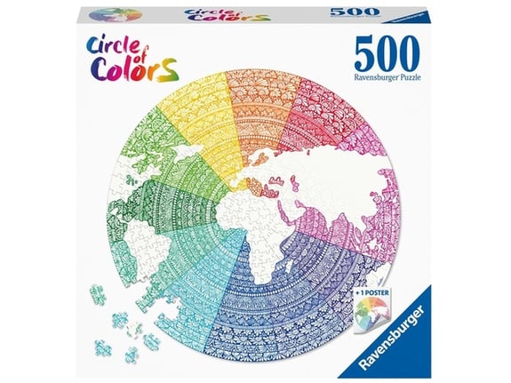 Ravensburger puzzle (slagalice) - Krug boja