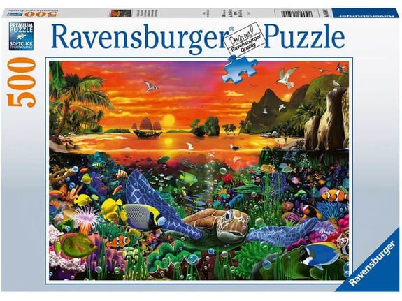 Ravensburger puzzle (slagalice) - Vesele kornjače