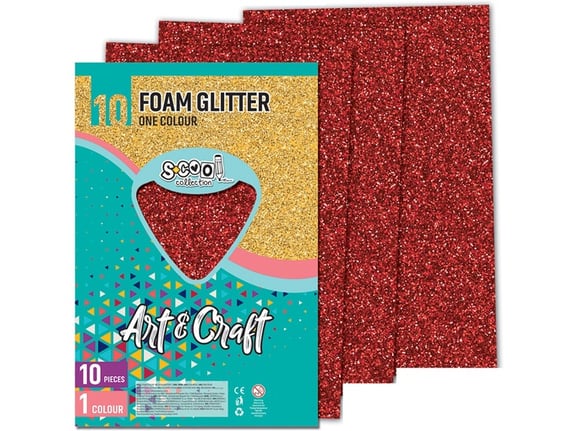 S-cool Šljokičasta eva pena 1/10 SC1215