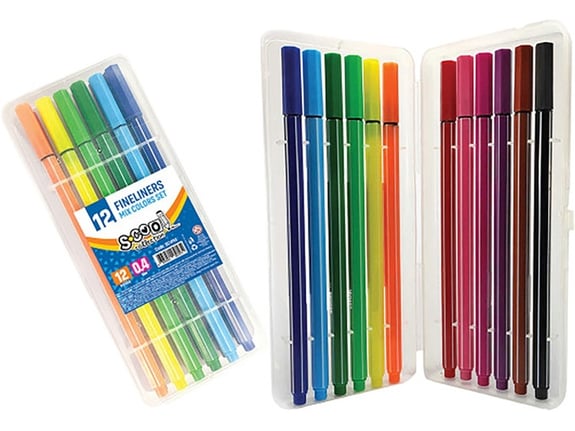 S-cool Fineliner mix boja 0.4 1/12 SC1494