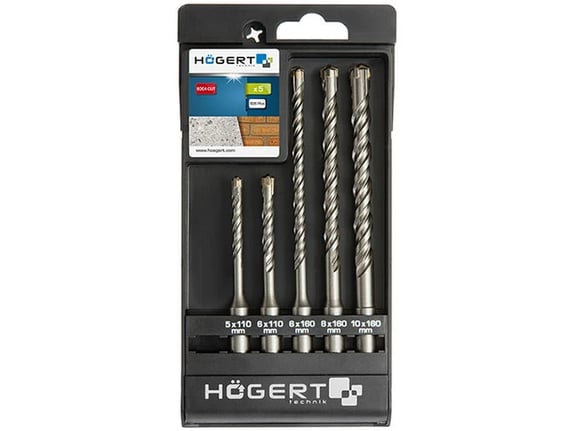 Hogert Set burgija za beton sds+ 5 komada