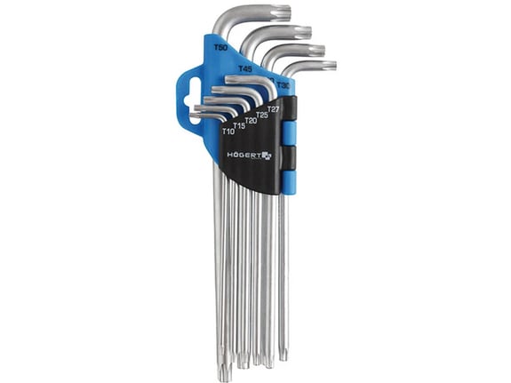 Hogert Set torx ključeva 9 komada produženi
