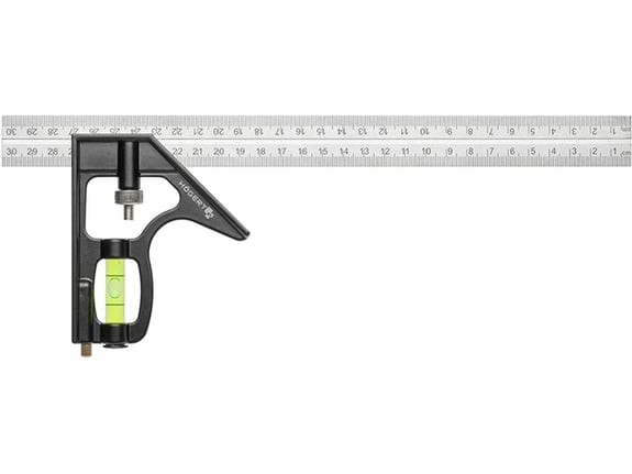 Hogert Stolarski vinkla aluminijska 300mm s nivelatorom