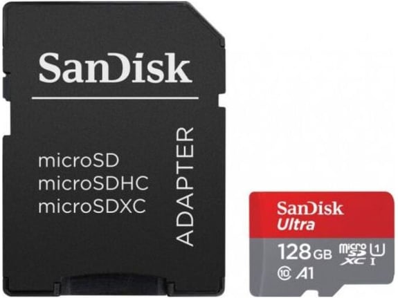 SanDisk Memorijska kartica Ultra microSD 128GB + adapter