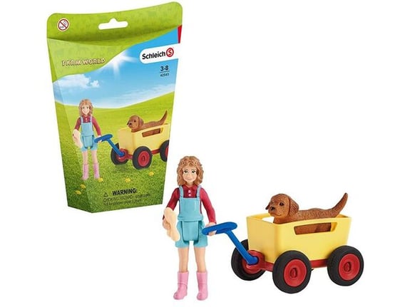 Schleich Devojčica i pas