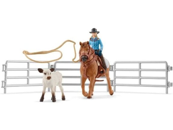 Schleich Rodeo devojka sa lasom