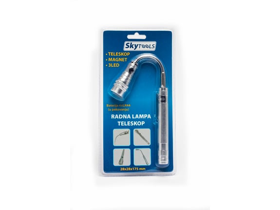 SkyCar Lampa radna 3 led teleskop sa magnetom