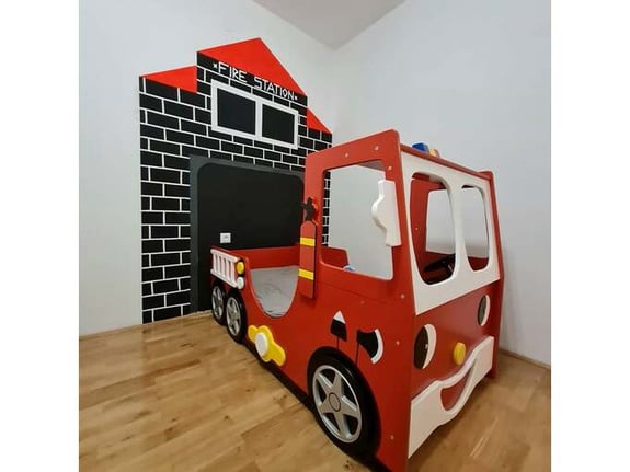 Smotuljko Dečiji krevet Vatrogasac 180x80cm