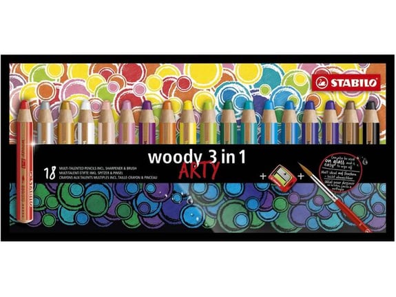 Stabilo Set boja Woody 3u1 Arty 1/18