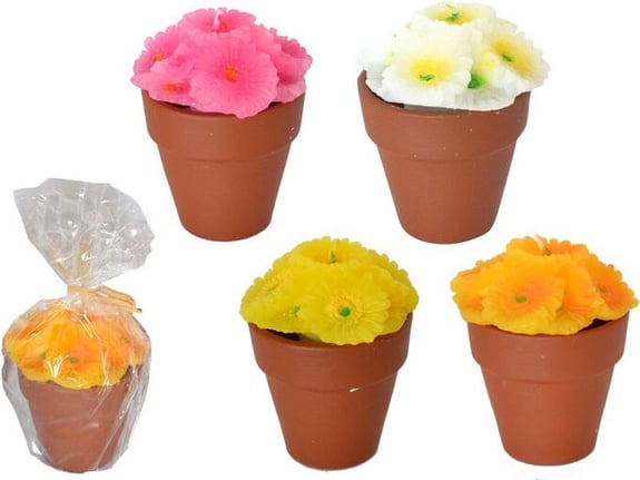 Sveća Saksija 4 komada 3014-01