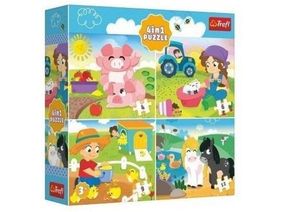 Tref Line Puzzle Farma 4u1 T46596