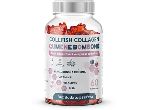 TopFood Collfish collagen gumene bombone 120gr