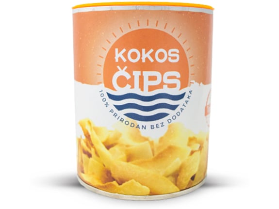 TopFood Kokos čips 90gr