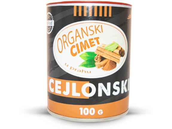 TopFood Organski cejlonski cimet u prahu 100gr