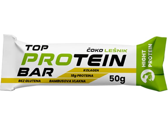 TopFood Protein bar čoko lešnik 50gr