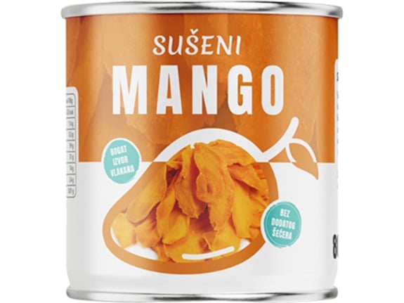 TopFood Sušeni mango 80gr
