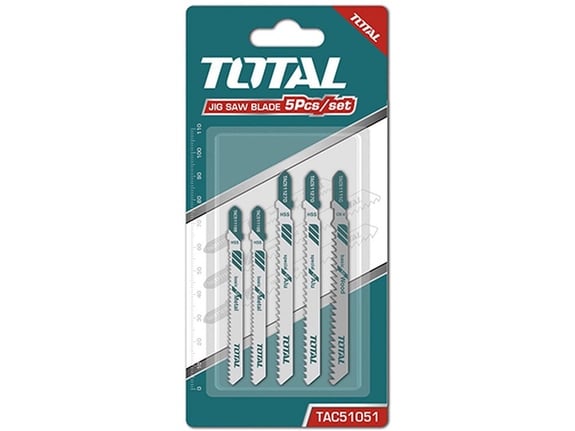 Total alati Listovi za ubodnu drvo/alu/metal 5kom