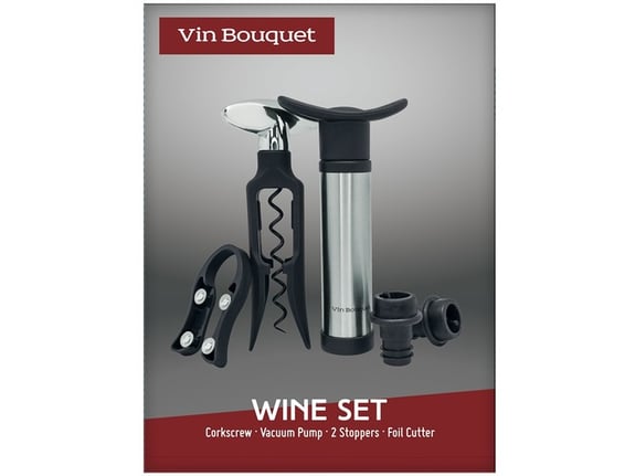 Vin Bouquet Vinski set otvarač i vakum pumpa