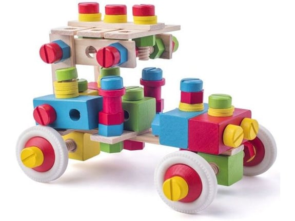 Woody Gradjevinski set u kantici